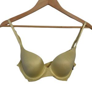Aerie Sunnie Yellow Double Back Strap Underwire Bra 34B